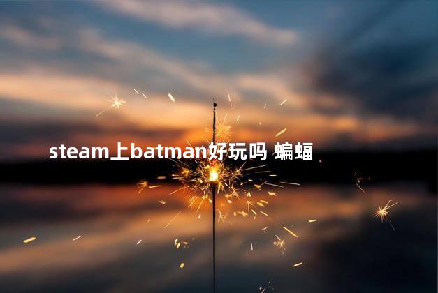 steam上batman好玩吗 蝙蝠侠阿甘骑士好玩吗